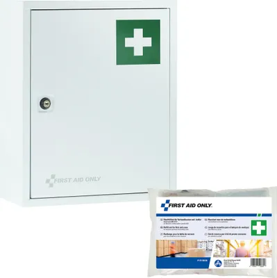 Produktbild von FIRST AID ONLY Erste Hilfe Schrank P-10200-13157 30x37x14cmDIN13157 ws