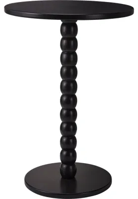 Obrázok produktu pre Čierny odkladací stolík 35 × 50 cm, čierny