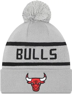 Obrázek produktu pro Pánská zimní čepice NEW ERA MLB Jake Cuff Knit NBA Chicago Bulls Grey - UNI