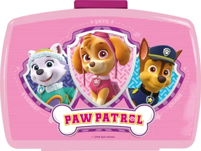 Produktbild von p:os Brotdose Paw Patrol Kunststoff, rosa