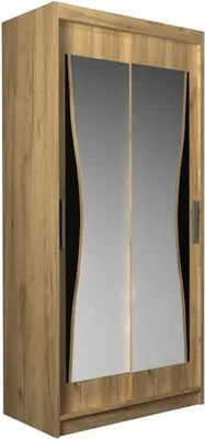 Produktbild von Kleiderschrank mit Spiegel Tumia 120 Braun