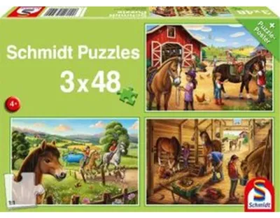 Image de Schmidt Spiele Mes chevaux préférés 3x48T 0 0 STK