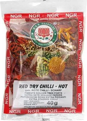 Produktbild von Getrocknete rote Chilischoten im Ganzen 40g - NGR