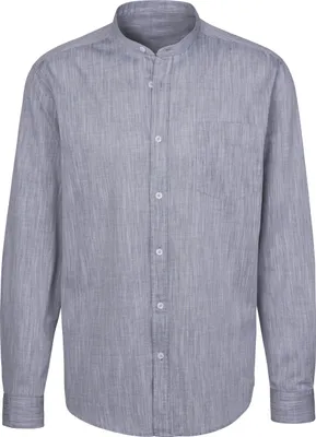 Produktbild von H.I.S. Langarmhemd grau Größe 4XL