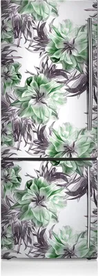 Obrázok produktu pre Magnetická samolepka na chladničku 60x180 cm - Magické kvety