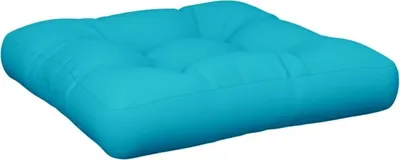 Zdjęcie produktu dla vidaXL Poduszka na paletę turkusowa 50x50x12 cm tkanina