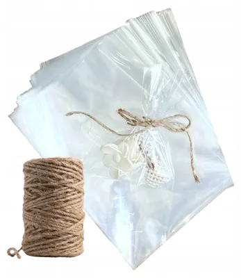 Produktbild von Ironpack Juteschnur & Zellophantüten Geschenkverpackung Bastelset