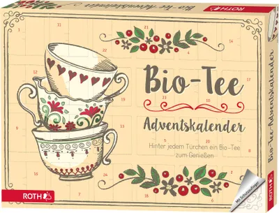 Produktbild von Roth Tee-Adventskalender mit 24 Bio-Teebeuteln