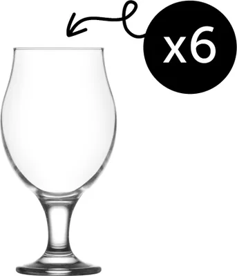 Produktbild von LAV Angelina Biergläser 570 ml (19 1/4 oz) - 6er Set