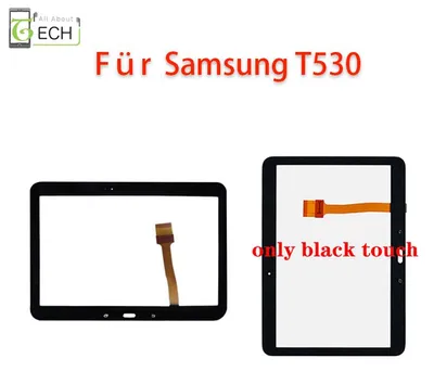 Produktbild von Für Samsung Galaxy Tab 4 10.1 T530 T531 T535 Touchscreen Glas Schwarz