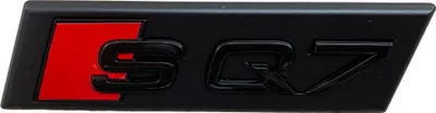 Zdjęcie produktu dla Oryginalny emblemat Audi SQ7 Q7 Black Edition Emblemat z logo w kolorze czarnym