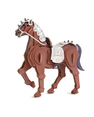 Obrázok produktu pre 3D puzzle bojový kôň, Rowood, drevo, 96 dielikov