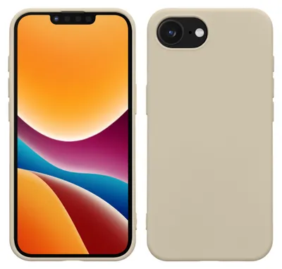 Produktbild von kwmobile Hülle kompatibel mit Apple iPhone 17e / iPhone 16e Hülle - gummierte TPU Silikon Handyhülle - Schutzhülle für kabelloses Laden - Case in