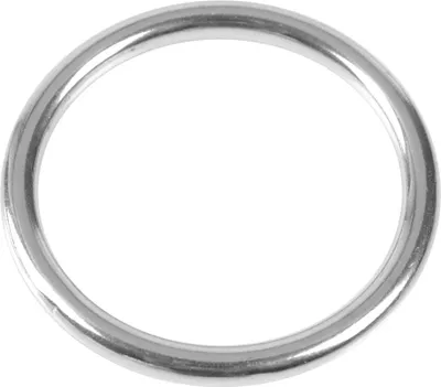 Produktbild von 304 Edelstahl Boot Marine geschweißter Ring O rund polierter Kreis 6*60mm