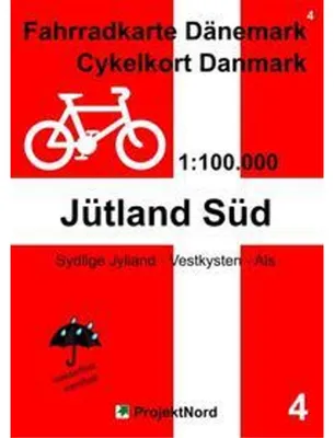 Produktbild von 4 Fahrradkarte Dänemark / Cykelkort Danmark 1:100.000 - Jütland Süd