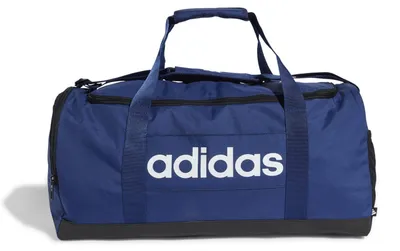 Produktbild von Adidas LINEAR Duffel Sporttasche M DKBLUE/WHITE