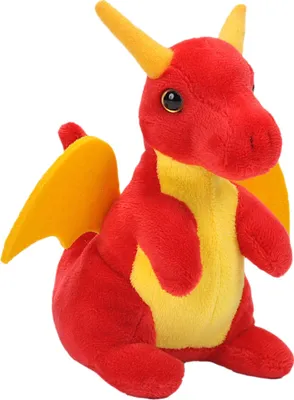 Produktbild von Wild Republic Pluschtier Pluschtier Drache - rot - 13 cm - Drachen
