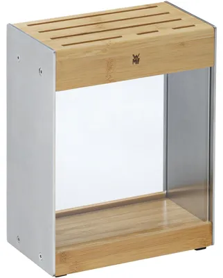 Produktbild von WMF Messerblock Transparent unbestückt leer ohne Messer Flextec, Bambus, hell, k