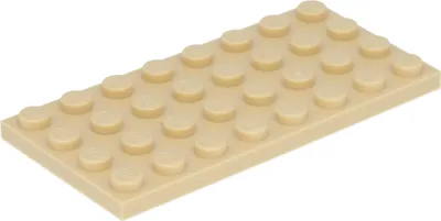 A single LEGO® plate on a white background.