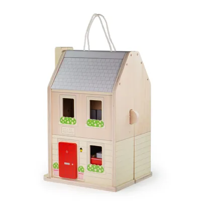 Image de Bigjigs Toys Maison pliante avec accessoires