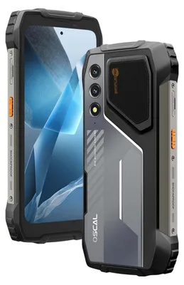 Obrázek produktu pro Oscal Pilot 1: Robustní smartphone s kapacitou 15000 mAh, 4G, certifikací IP69k, 6 GB RAM, 256 GB úložiště, vojenská kvalita, NFC