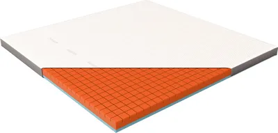 Produktbild von Genius Eazzzy Premium Cube Wendetopper Topper 200x200x9cm H4/H5 Matratzenauflage für Matratze