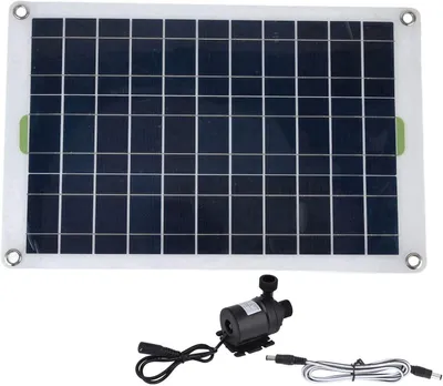 Produktbild von 800 l/h 12 V Solarpumpen-Set – Solarpanel – für Haus/Auto/Boot – Teich/Brunnen