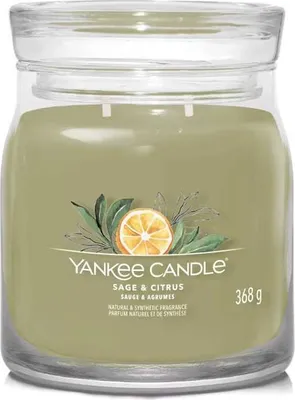 Produktbild von Yankee Candle - Sage & Citrus Signature Candle (sage and citrus) 368.0g