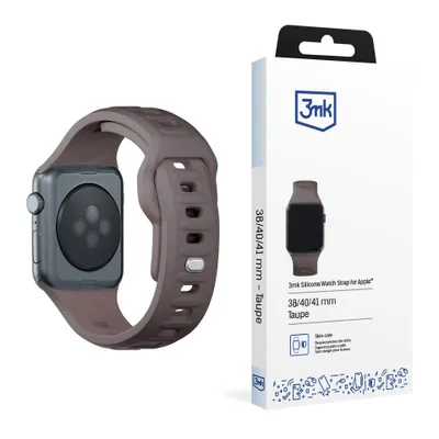 Produktbild von 3MK 5903108565844, Uhrenarmband, Apple, Watch serie 1/2/3/4/5/6/7/8/9/SE/Ultra, Silikon, Edelstahl, 42/44/45/49 mm, Box