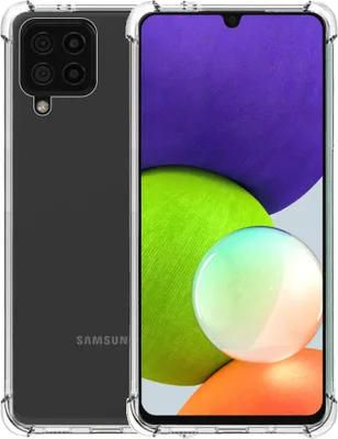 Immagine prodotto di Custodia per cellulare adatta a Samsung Galaxy A22 4G trasparente - Custodia in silicone TPU antiurto con paraurti - Smartphonica