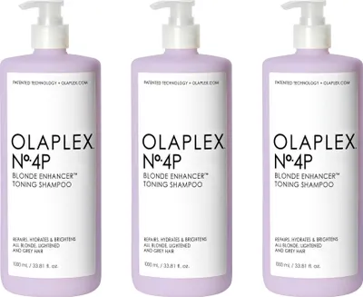 Produktbild von N°4P Blonde Enhancer Toning Shampoo 3x1000 ml