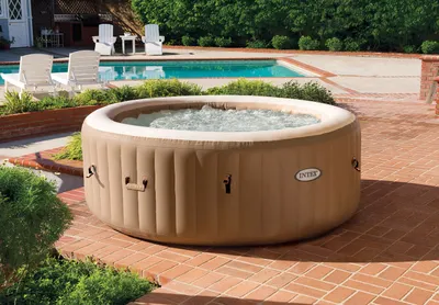 Produktbild von Pool PureSPA 'Bubble' rund, sahara tan 196/145cm Durchmesser (außen/innen)