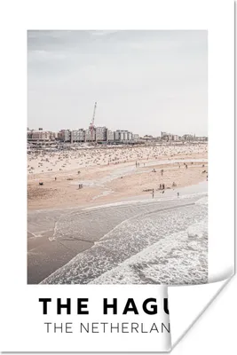 Produktbild von MuchoWow® Poster Niederlande - Den Haag - Scheveningen 120x180 cm - Kunstposter