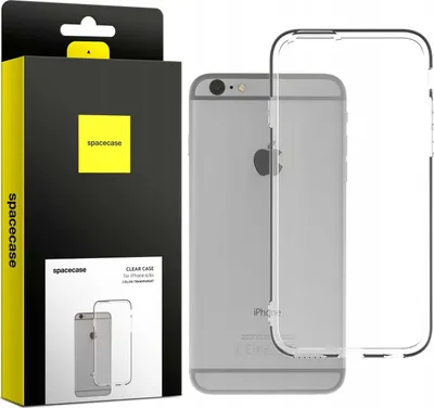 Immagine prodotto di Custodia in silicone SPACECASE Clear Case per iPhone 6/6s Trasparente