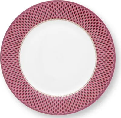 Produktbild von Plate Flower Festival Scallop Dark Pink 26,5cm