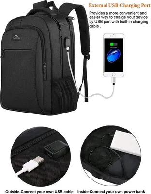 Produktbild von Wasserdichte Laptop-Tasche 15,6 Zoll für Schule und Arbeit