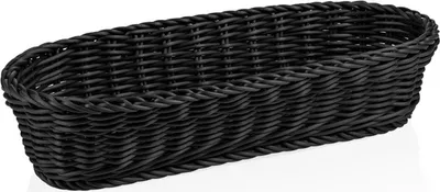 Zdjęcie produktu dla Baguettekorb Korb schwarz Gastro 40 x 16 x 8 cm, Polypropylen