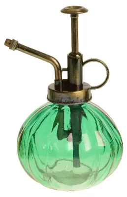 Produktbild von Decoris Pflanzenspruhflasche - Glas - 200 ml - moosgrun - 10 x 15 cm