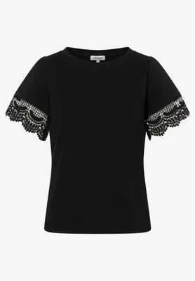 Produktbild von MORE & MORE Shirt with Lace-Sleeve black 36