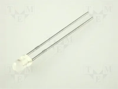 Obrázek produktu pro 5x LED 3 mm, 5–20 mcd (červená) / 8–400 mcd (žlutá), bipolární, dvoubarevné, 60°, L-937EYW LED diody