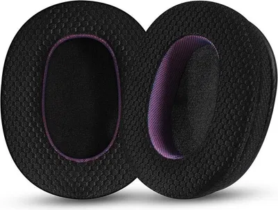 Produktbild von INF Sony ULT WEAR Kopfhörer Abdeckung, Netzstoff, Schwarz-Lila, 2 Stück