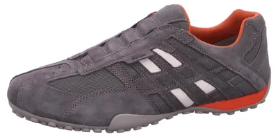 Produktbild von Geox SNAKE Herrenschuhe - sportliche Slipper - Halbschuhe grau Freizeit NEU