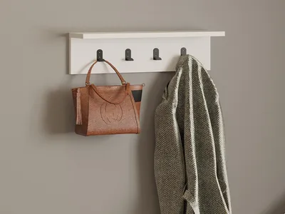 Produktbild von Skye Decor, Ayla- Ayla HCT, Weiß, Wandregale, 14,5x60x16,3 cm, 100% Melaminbeschichtete Partikelplatte