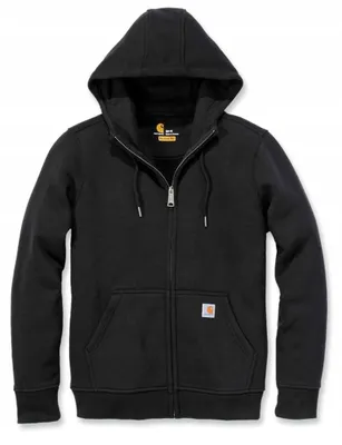 Zdjęcie produktu dla Carhartt Clarksburg Zip Sweatshirt - czarna bluza z kapturem damska