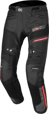 Zdjęcie produktu dla Wodoodporne tekstylne spodnie motocyklowe Macna Synchrone Solid, czarne, L