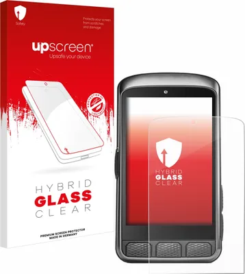 Produktbild von upscreen Schutzglas für Wahoo Elemnt ACE Schutzfolie Panzer Folie Glas Display Schutz klar