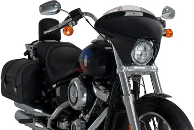 Obrázok produktu pre PUIG batwing SML športová clona smoke clear pre Harley davidson softail low rider