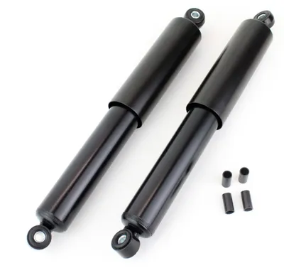 Produktbild von Stoßdämpfer Set 340mm, Federbein mit schwarzer Hülse, Montage hinten, Simson S50, S51, S70, S53, S83, KR50, KR51, SR4-1, SR4-3, SR4-4