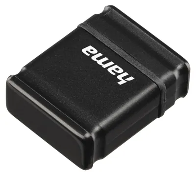 Produktbild von Hama USB-Stick Smartly, USB 2.0, 64GB, Schwarz