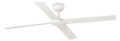 Immagine prodotto di Ventilatore da soffitto a risparmio energetico con telecomando Rudder L-4 Bianco 132 cm